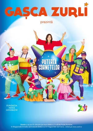 Gașca Zurli prezintă în premieră națională spectacolul “Puterea Cornetelor”